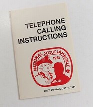 Vintage 1981 National Scout Jamboree Virginia Telephone Boy Scout of Ame... - $11.57