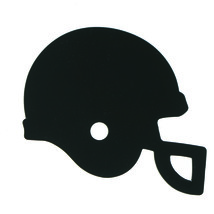 Football Helmet Cutouts Plastic Shapes Confetti Die Cut FREE SHIPPING - £5.56 GBP