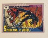 Spider-Man Vs Venom Trading Card Marvel Comics 1991  #91 - £1.57 GBP