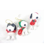 Peanuts 5&quot; Holiday Plush Toy Lot Of 3 - £19.46 GBP