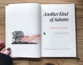 Another Kind Of Autumn Loren Eiseley Poetry 1977 Vintage Book Hardcover - £3.89 GBP