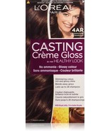 L'Oreal Paris Healthy Look Creme Gloss No Ammonia Haircolor 4AR Cool Chestnut - $12.26