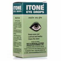 Ayurvedic Itone Eye Drop 10 ml Pack of 3, Relaxes and Cools tired and Dry eyes - £11.57 GBP