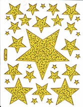 Star Stars Kindergarten Sticker Decal Size 13x10cm/5x4inch Glitter Metal... - £2.74 GBP