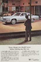 1978 Print Ad The 1978 Cadillac 2-Door in Dealer&#39;s Showroom - £12.42 GBP