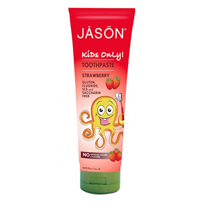 JASON Kids Only, Strawberry Toothpaste, 4.2 Ounce - £7.05 GBP