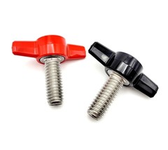 3/8&quot; x 1&quot; Thumb Screw T Bolts Butterfly Clamping Knob Tee Wing Stainless - £8.39 GBP+