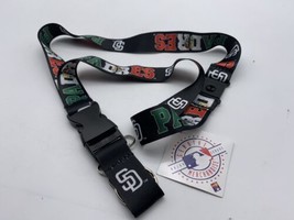 Brand NEW San Diego Padres Lanyard Licensed MLB Baseball Green Black Whi... - £6.32 GBP