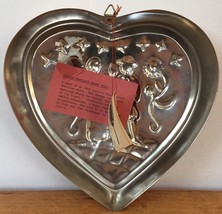 Vtg Benjamin Medwin Copper Marriage Heart German Shortbread Mold PA Dutc... - £23.58 GBP