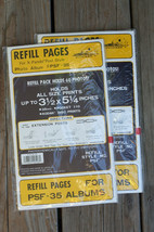 2 @ PIONEER Album Refill Pages PSF-35 each holds 60 Photos 3½x 5¼&quot; NEW O... - $29.99