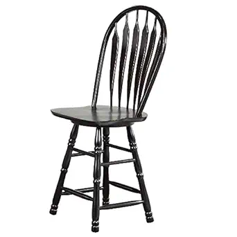 Sunset Trading Black Cherry Selections Barstool, Distressed - $322.99