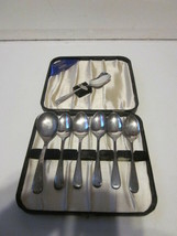VINTAGE VINERS SHEFFIELD SILVER PLATED 5 TEASPOONS &amp; TWO SUGAR SPOONS WI... - £7.86 GBP