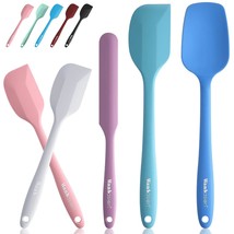 Colorful 5 Piece Silicone Spatula Set Dishwasher Safe, Silicone Heat Resistant,  - £26.88 GBP