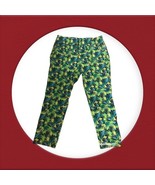 Soft Surroundings Size 1X Superla Pull-On Palmas Blue Green Stretch Pant... - €25,66 EUR