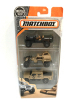 Matchbox 3 Military Metal Vehicles, NIB - £31.45 GBP