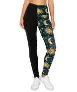 Spliced 5-inch Long Yoga Style Banded Lined Knit Legging With High Waist - $8.00