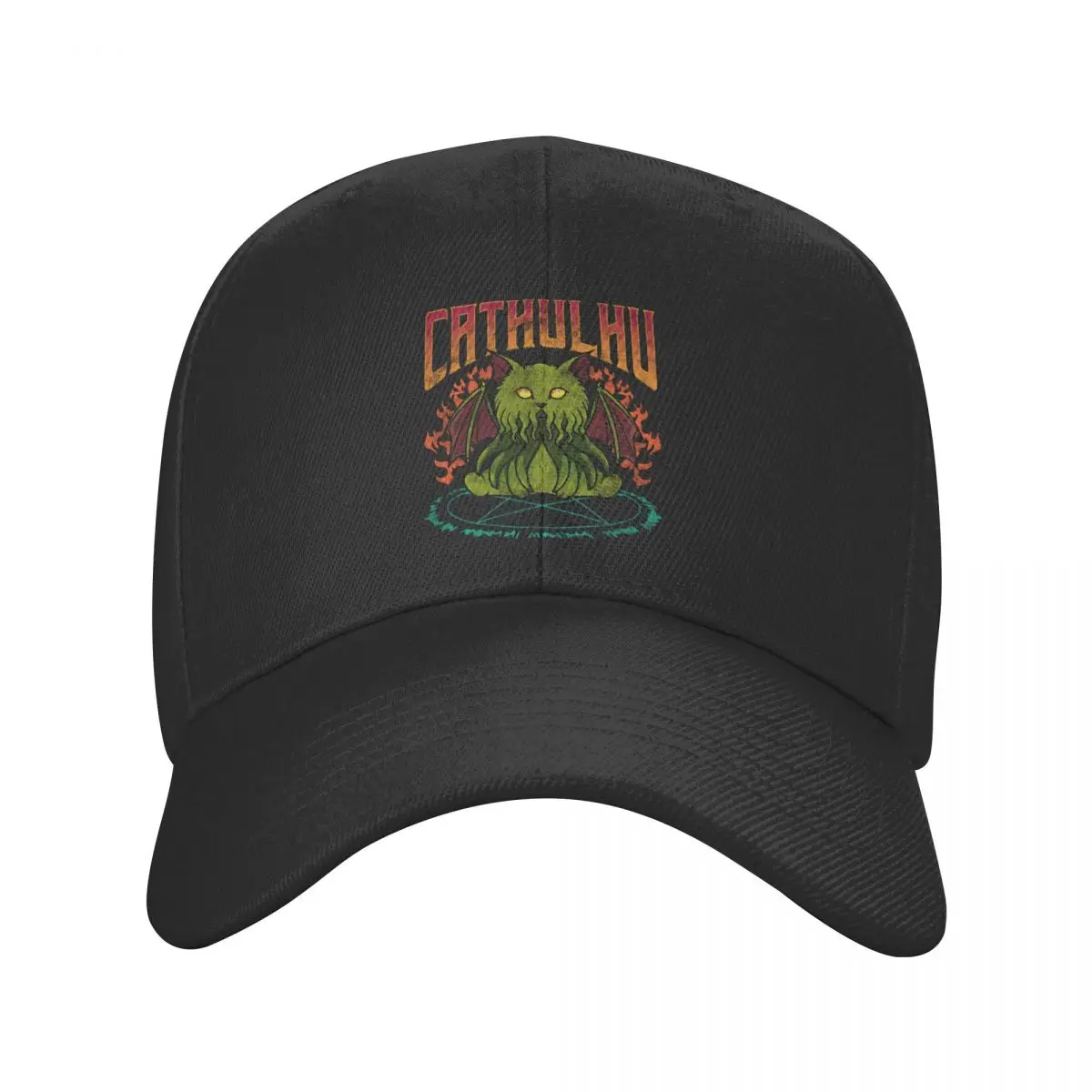 Punk Funny Cathulhu Cat Cthulhu Baseball Cap Dad Hat Snapback Caps - $13.99