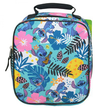Disney Lilo &amp; Stitch Hawaiian Print Lunch Bag Multi-Color - £14.08 GBP