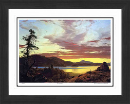 Frederic Church &quot;A Sunset&quot; Hudson River School Print - Limited Edition - £165.19 GBP