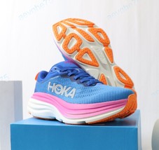 Hoka Bondi 8 Azure Blue Sneakers Women Size 8 US Athletic running multic... - $95.96