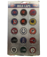 Vintage 1993 Licensed NFL Halo Milk Caps Pogs Game New Sealed 15 Teams - £7.87 GBP