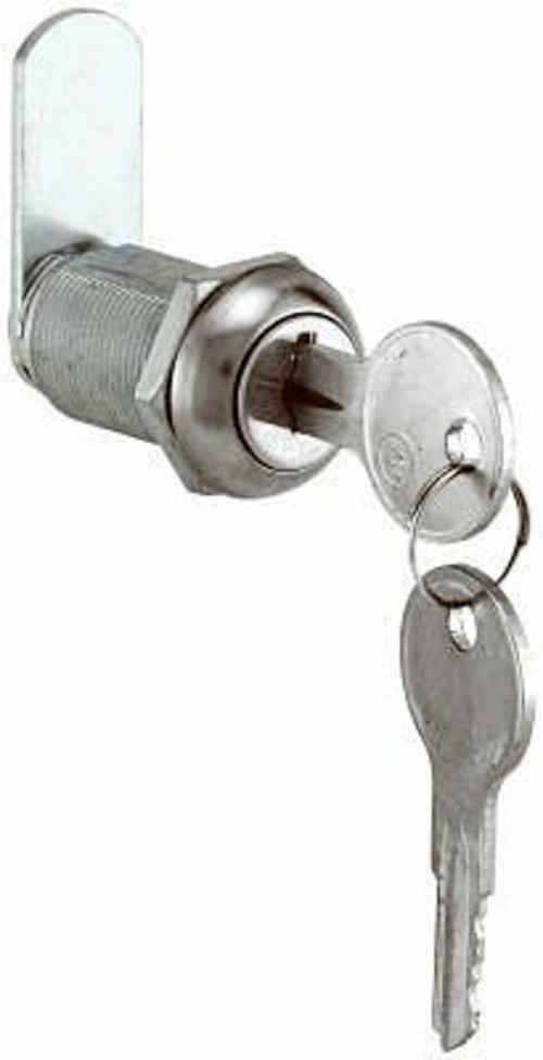 Prime Line U9945 1-1/8" Chrome Finish Drawer & Cabinet Lock - $8.95