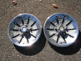 Factory 1974 to 1976 Ford Maverick Torino mag style hubcaps wheel covers - $27.70