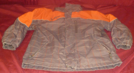 FREE COUNTRY TECH FC XTREME ORANGE BROWN INSULATED WINTER JACKET KIDS YO... - $22.17