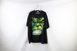 Vintage Y2K 2002 Marvel Comics Mens 2XL Faded The Incredible Hulk Face T-Shirt - £62.59 GBP