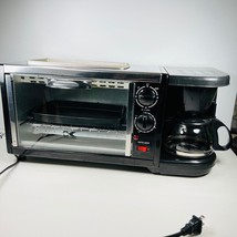 Kalorik 3 In 1 Oven Coffee Maker Griddle Breakfast Set Stainless Steel B... - $65.00