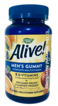 Nature&#39;s Way Alive! Men&#39;s Gummy Multi Vitamin 60 gummies each 10/2025 FR... - $14.25