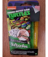 Teenage Mutant Ninja Turtles Tattoodles 49 Tattoos 2 Pens - $8.10 CAD