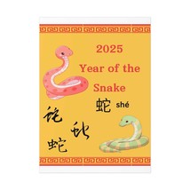 2025 Year of the Snake Poster, Chinese Lunar New Year, classroom, party ... - $182.52 MXN