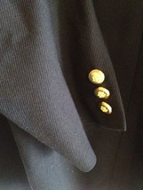 Talbots Navy Wool Blazer Lined Nautical Buttons Professional Career Sz 6... - £25.32 GBP