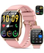 Smart Watch For Men Women Waterproof Fitness Tracker Bluetooth iPhone Sa... - $32.25