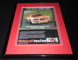 1986 Ford Motorcraft Framed 11x14 ORIGINAL Vintage Advertisement - $34.64