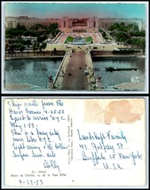 FRANCE Postcard - Paris, Palais de Chaillot vu de la Tour Eiffel N6 - £2.31 GBP