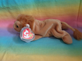 Vintage 1996 TY Beanie Babies Roary the Lion Retired With Tags &amp; Tag Pro... - $4.30