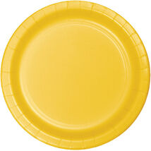 Yellow Dessert Plates (24) - Party Supplies - $2.86