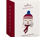 2019 Hallmark Keepsake Granddaughter Snowman Ornament - NIB Grand Daughter - $14.01
