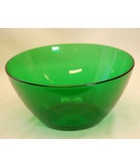 Arcoroc Forest Green Glass Mixing Bowl France - £17.11 GBP