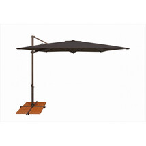 SimplyShade 8.6 ft. Skye Square Rotating Cantilever Umbrella With Cross ... - £474.15 GBP