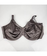 38DDD Underwire Minimizer Bra Gray Lace Butterfly Lilyette 0481 Satin - $18.80