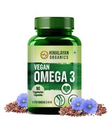 Omega 3 6 9 Vegan by Himalayan Organics:Joint Pain Relief, Heart &amp; Skin-... - £23.45 GBP