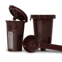 Perfect Pod Eco Fill MAX Reusable Coffee Pod and Coffee Scoop Set - Compatible w - £8.69 GBP