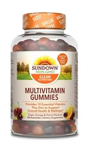 Sundown Naturals Adult Multivitamin, 120 Gummies W/ Vitamin D3. - £15.78 GBP