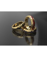 Solid 925 Sterling silver Yellow gold ring, Birthday gift for men, speci... - $194.94