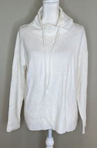 NWT Philosophy Women’s Long Sleeve Pullover Sweater Size PL In Bleach White G2 - £14.03 GBP