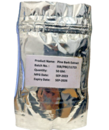 PINE BARK - 10:1 Extract Powder  proanthocyanidins 50g - $249.82 MXN