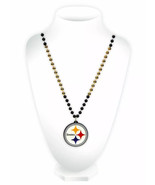 NFL Pittsburgh Steelers Mardi Gras Beads With Medallion - $17.92 CAD
